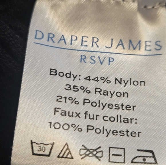 Draper James Tie Front Cardigan With Removable Fur Trim NWT - Picture 14 of 15